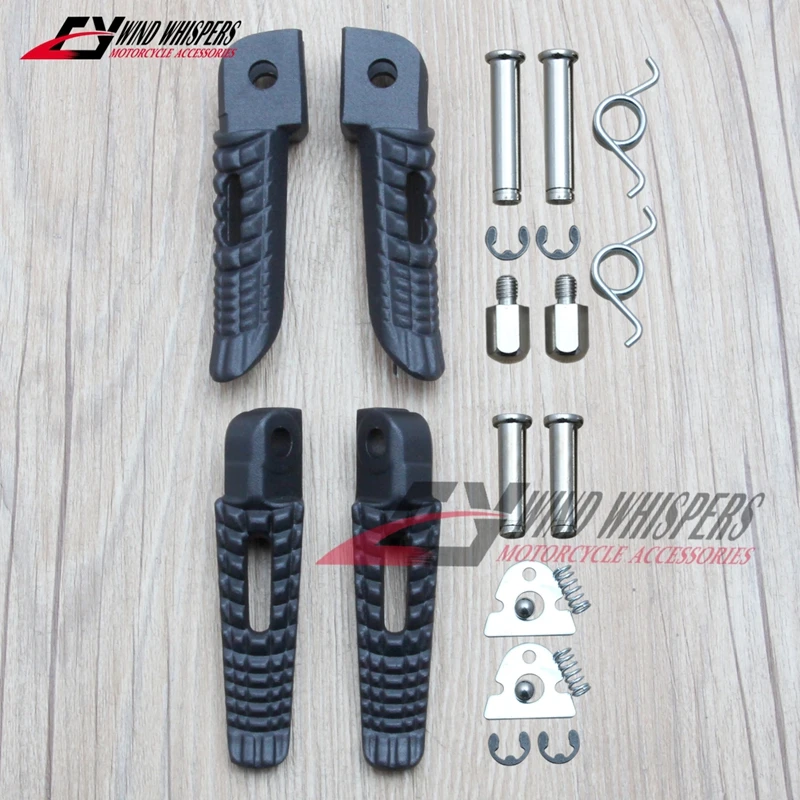 Motorcycle Front Rear Footrests Foot pegs For Suzuki GSXR 600 750 1000 GSXR600 GSXR750 GSXR1000 GSX1300R GSX1300 B-king Hayabusa motorcycle accessories motorcycle footrests motorcycle foot pedals