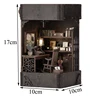 DIY Wooden Miniature Model Kit Magic Book House Casa Doll Houses 3D Puzzle Dollhouse With Furniture Home Decor for Friends Gifts 6