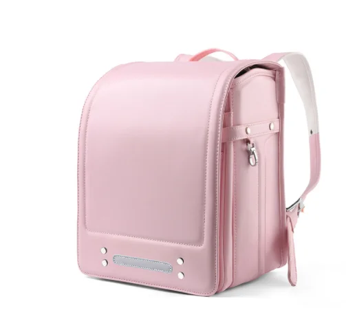 Japanese Children PU leather book bags school bags for girls Satchel Japan Schoolbag Backpack for boys kids Orthopedic backpack 1