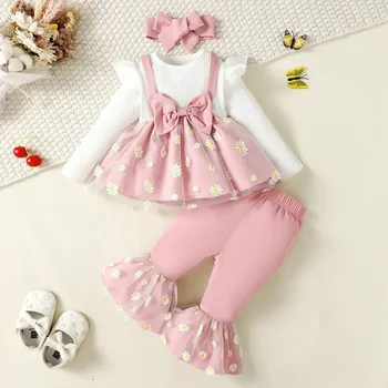 Baby Girl Clothes Set Newborn Clothes 0 3 Months Baby Cloths Girl Autumn Toddler  Fall Clothes Baby Girl Outfits 1