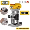 Brushless Electric Trimmer Woodworking Trimming Machine Wood Router Milling Engraving Slotting Machine Fit Dewalt 18V Battery 1