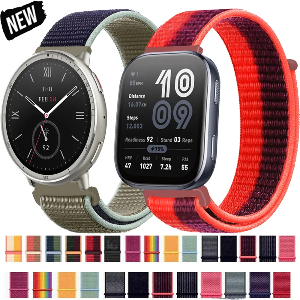 Nylon Loop Wristband in Multiple Sizes for Smartwatches: Premium Comfort Bracelet Strap