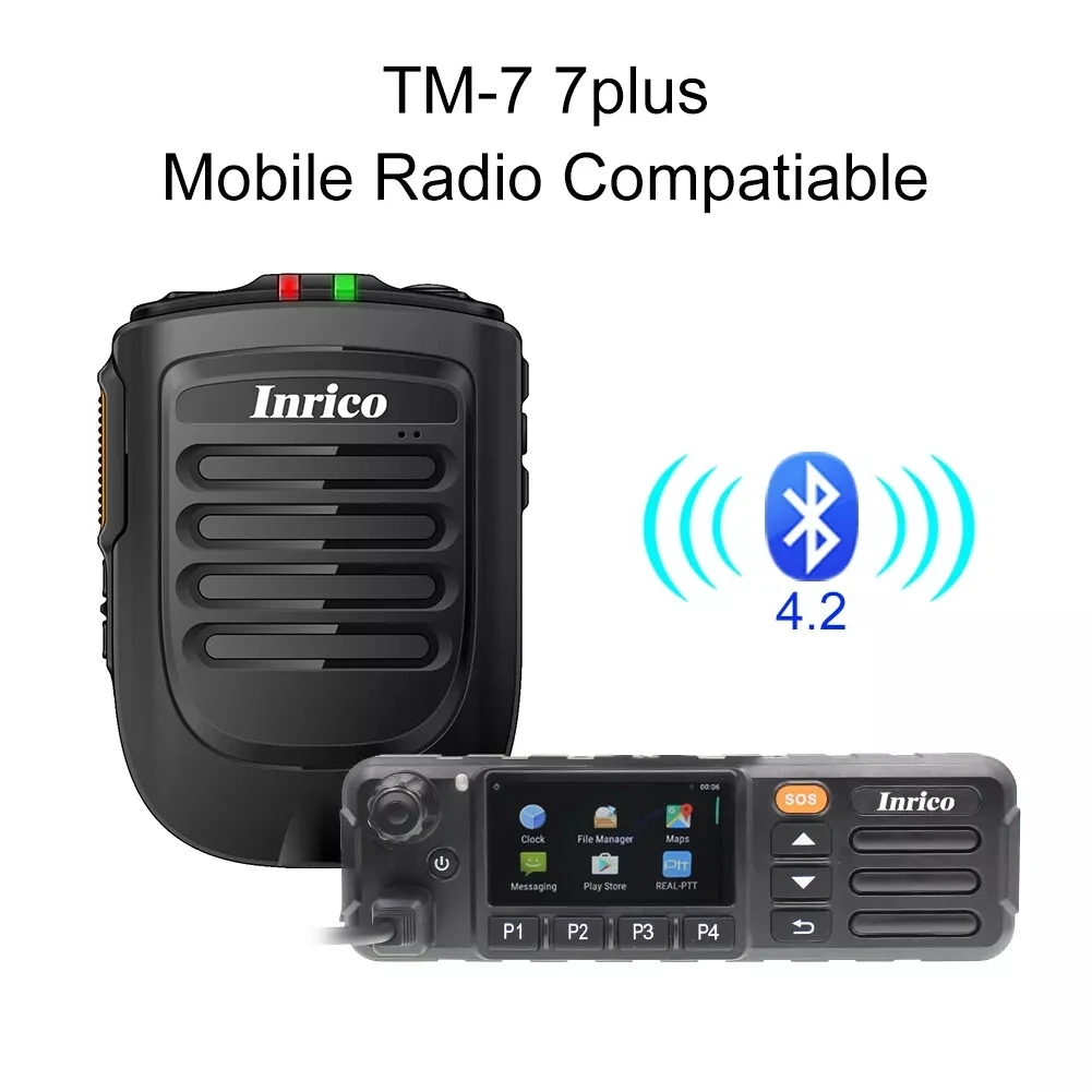 Inrico B01 Wireless Microphone for F22 4G-W2PLUS T320 3G/4G Radio REALPTT ZELLO