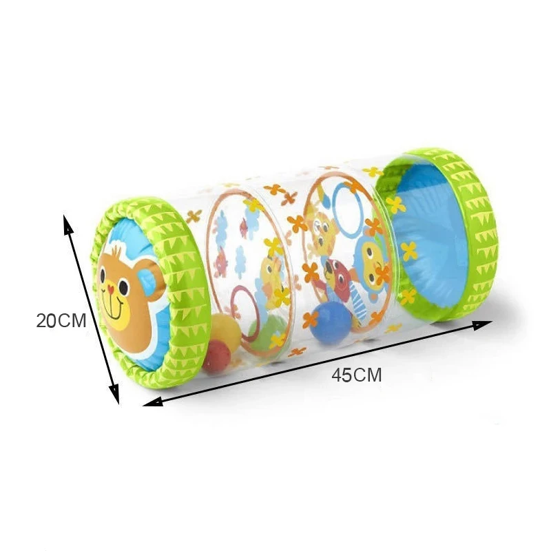 Inflatable Baby Crawling Roller Toy Rattles Games for Babies Development 6 12 Months Baby Crawling toy Fitness Educational Toys