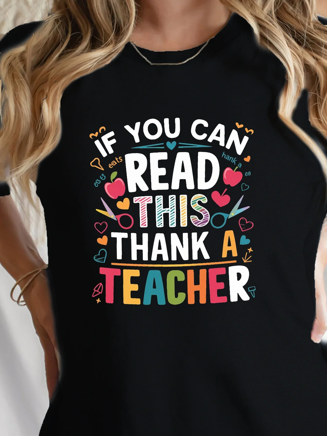 

teacher school pure cotton women's Tshirt comfort fit crop top women aesthetic clothes High Strecth