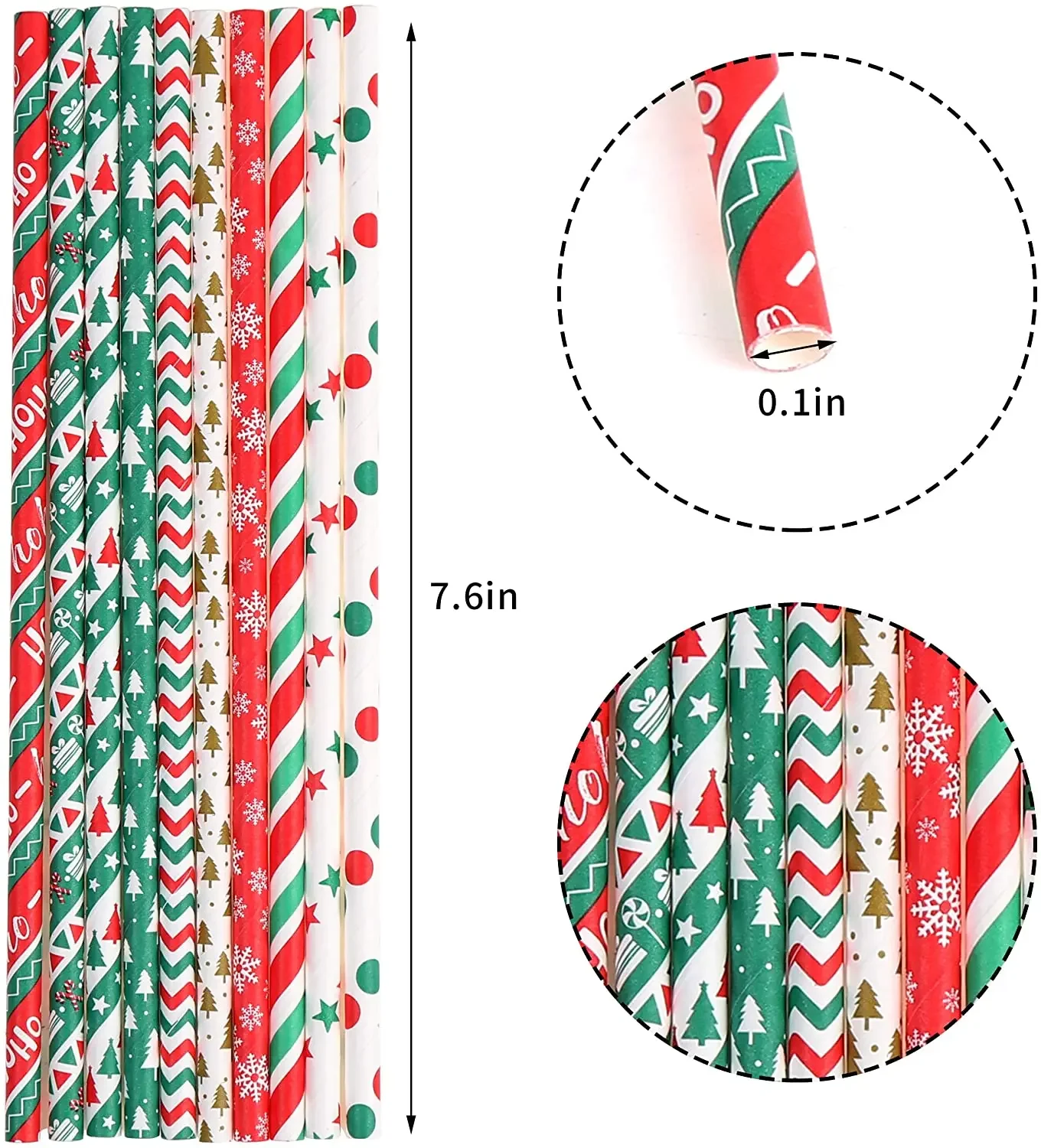 Christmas Paper Straws Snowflake Drinking Straw Merry Christmas Decorations for Home Xmas New Year Party Noel Supply 25pcs,christmas decorations