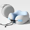 U Shaped Memory Foam Neck Pillows Soft Travel Pillow Massage Neck Pillow Sleeping Airplane Pillow Cervical Healthcare Bedding 1