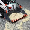 NEW LESU LT5 RC Hydraulic Loader RTR 1/14 Metal Tracked Truck Skid-Steer Car Model Lights Sounds Remote Control Vehicle Toys 5