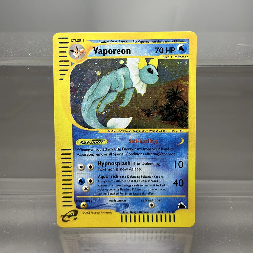 PKM-Karten Steelix Alakazam Scizor Single Foil Cards Raichu Slowking Game Collection Cards PTCG Proxy Cards Aquapolis Series – Detail 11