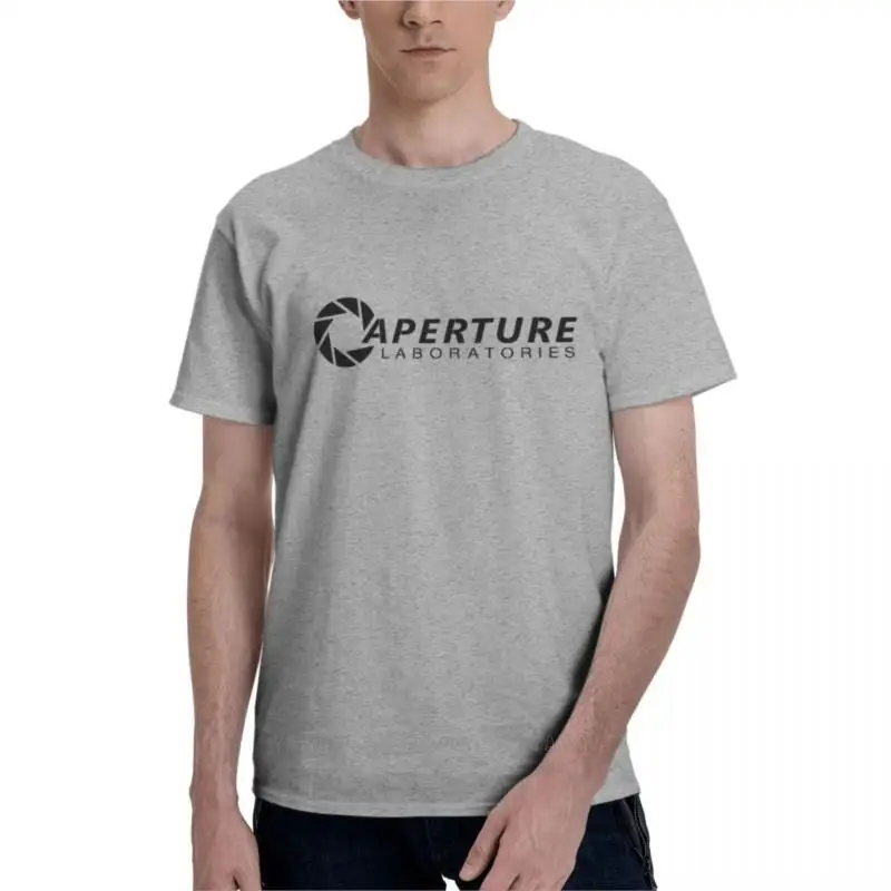 

Cotton man t-shirts Aperture Laboratories Essential Anime t-shirt Oversized t-shirt blank t shirts brand tshirt male tops