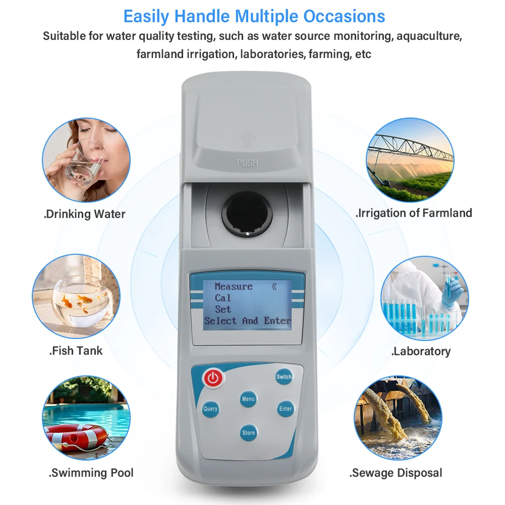 Portable Turbidity Meter, Scattering Light Tester for Water Quality, High Accura