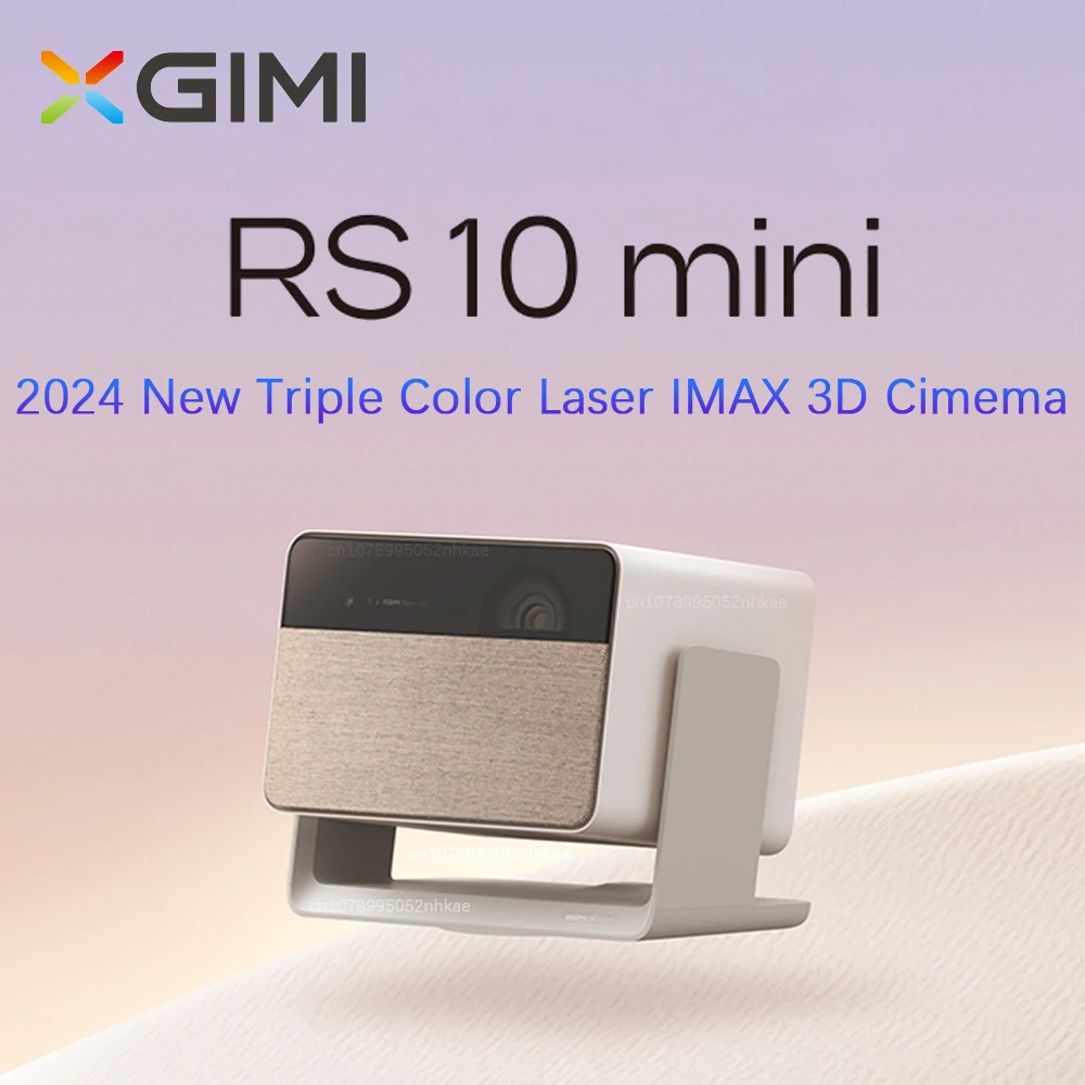 XGIMI RS 10 미니 트리플 컬러 레이저 프로젝터, DLP 풀 HD 프로젝터, 4K 비디오 지지대, 안드로이드 와이파이 홈 시어터, 2024 신제품