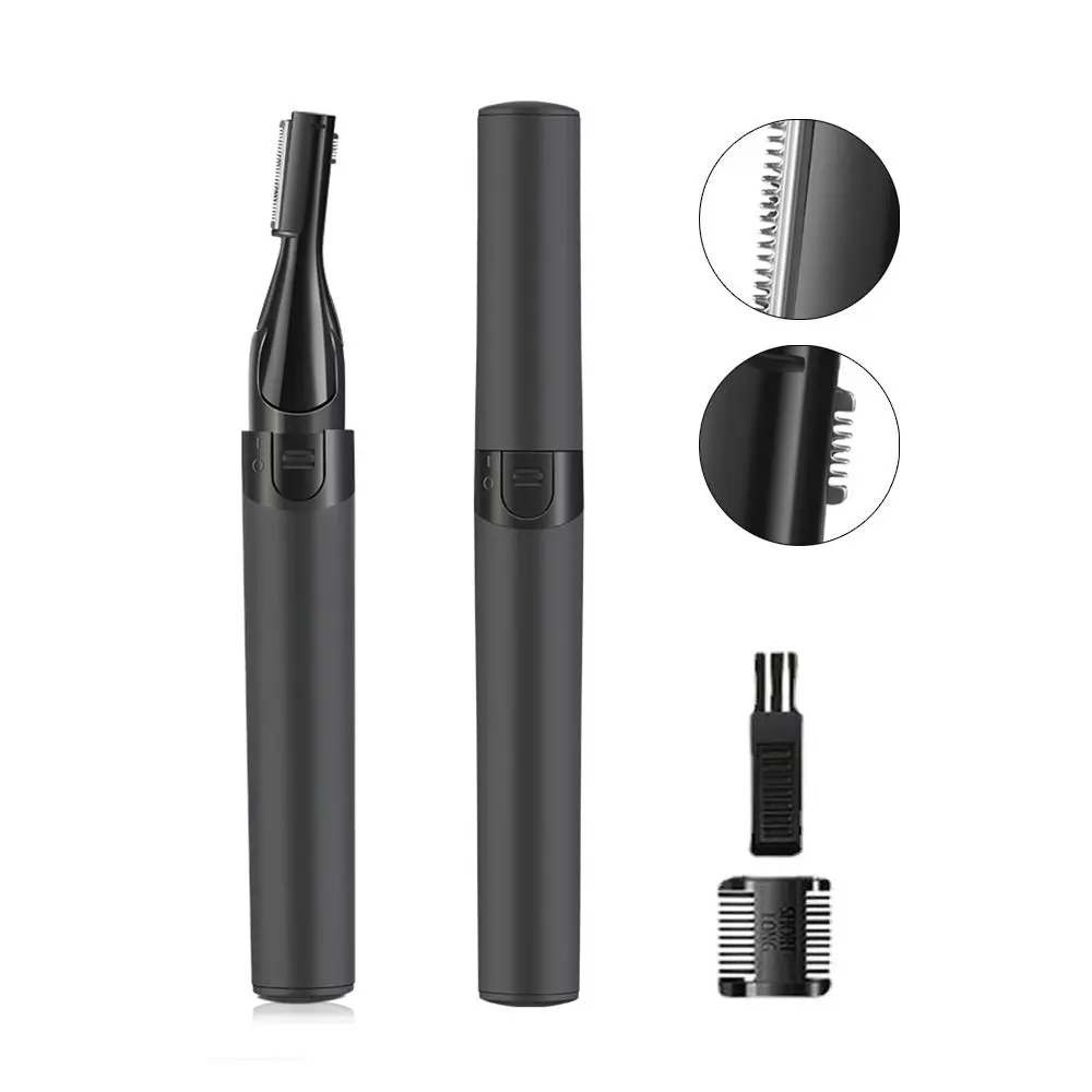 Eyebrow Comb Set Men Eyebrow Shaper Personal Battery Operated Mini Epilator Electric Trimmer Facial Razor Hair Remover