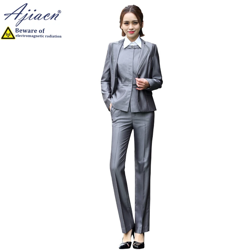 Anti Radiation Women Business Suit Electromagnetic Shielding Clothing