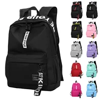 Sac à dos d'étudiant léger à la mode, Logo personnalisable, sac à double épaule décontracté, sangle d'épaule en Arc, doublure en Polyester Oxford 1