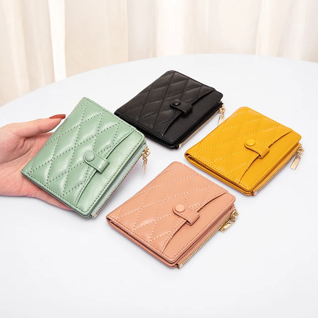 Leather Coin Purse Wallets, Leather Card Holder