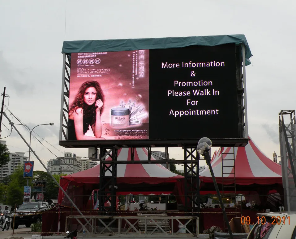 

MDS P10 Easy Installation LED Screens Commercial Advertising Bill Boarding P10 SMD Outdoor LED Display