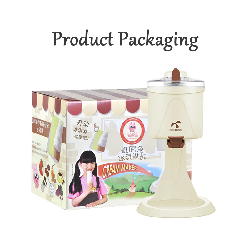 Ice Cream Machine Household Automatic DIY Frozen Fruit Machine 1L Fruit Dessert Milkshake BL-1000 220V 21W