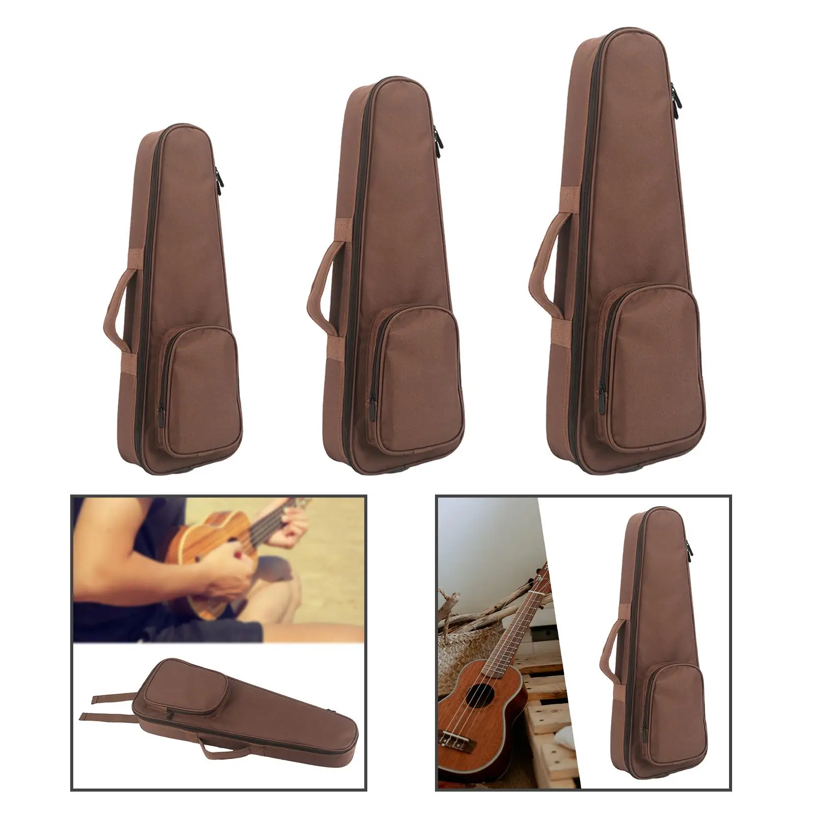 Ukulele Case Shockproof Musical Case Ukulele Gig Bag Beginners Gifts Concert