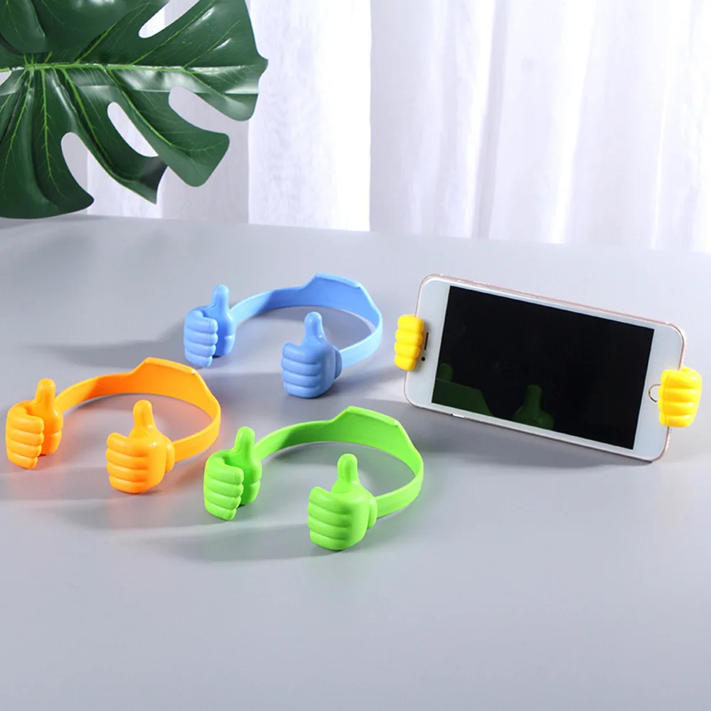 Thumbs Up Phone Holder Lazy Mobile Phone Thumb Stand Portable Elastic