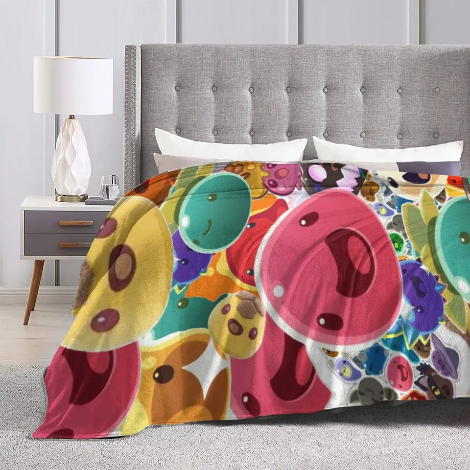 Cute Cartoon Rancher Plush Throw Blanket