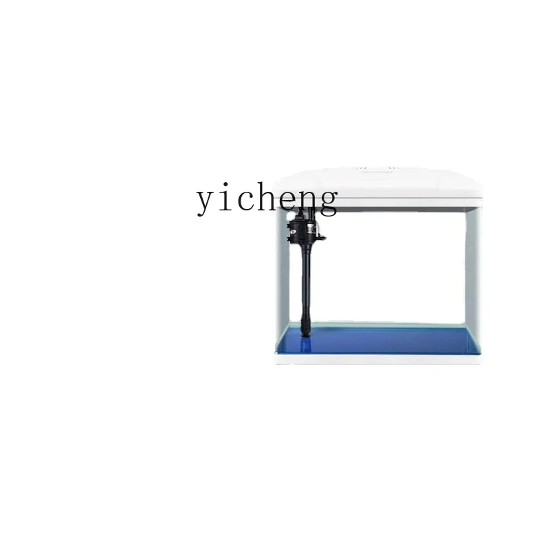 

ZC Fish Tank Aquarium Large, Medium and Small Living Room Home Super White Glass Lazy Ecological Change Water
