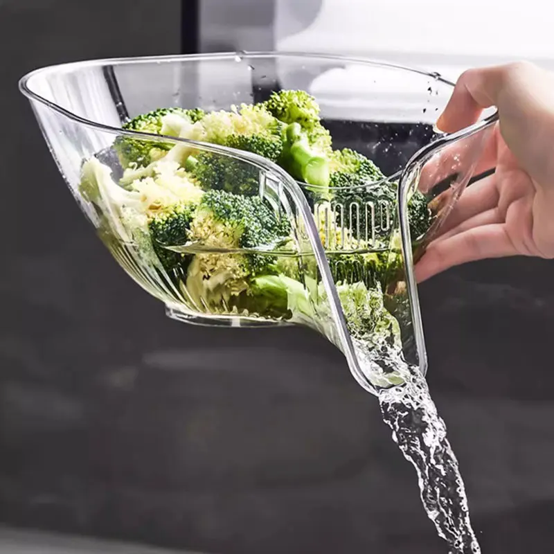 Multifunctional Drain Basket Food Filter Bowl Household Sink Vegetable Basin Fruit Washing Bucket