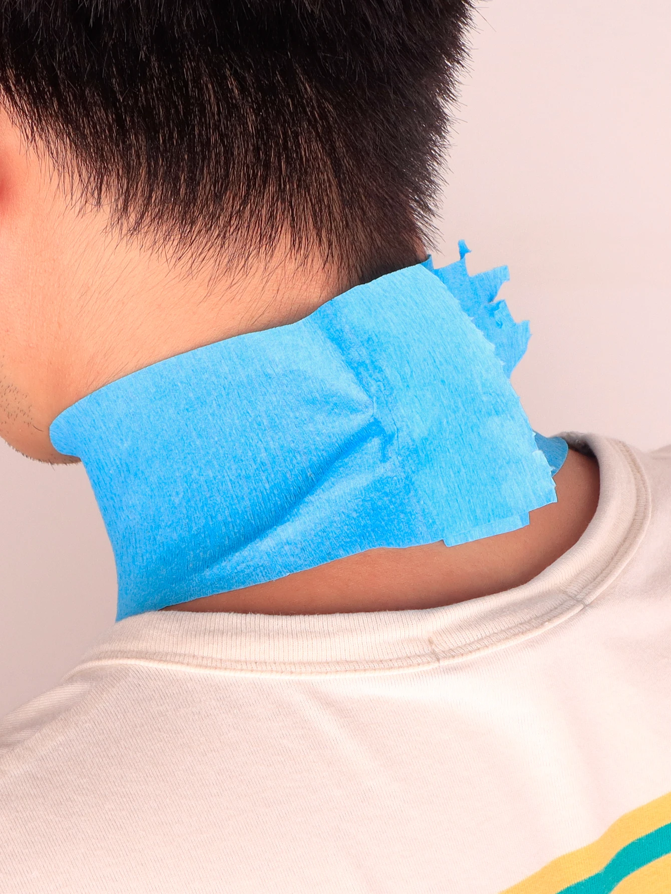 5Pcs/set Disposable Hairdresser Neck Strip Haircut Paper Barbershop Adjustable Hairdressing Collar Hair Salon Styling Tools 5