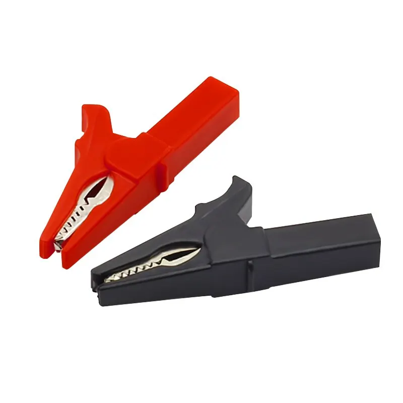 30A Alligator Clip Crocodile Adapter Crocodile for Multimeter Pen Test Lead Cable Insulated Car Caravan Van 10/5/1pcs