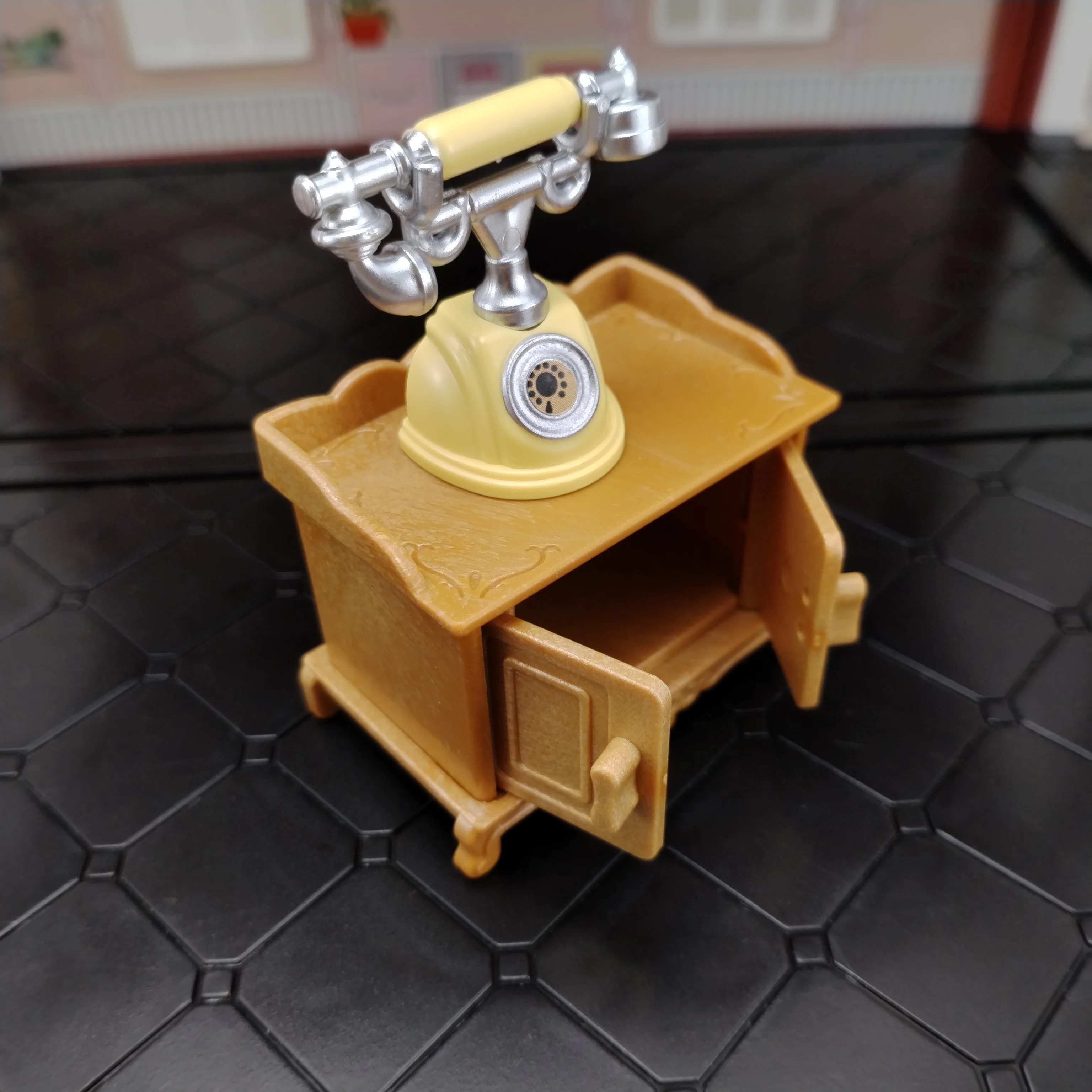 Miniature dollhouse furniture accessories living room bedroom supermarket shopping games family interaction doll kids toys