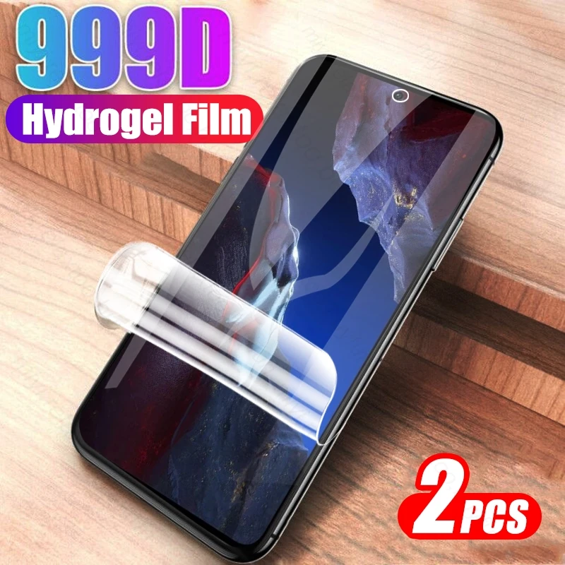 

Изогнутая мягкая Гидрогелевая пленка 999D 2 шт., Защита экрана для Xiaomi poкоф5 Poco F5 F 5 Pro Poxo Poko Little F5Pro, не закаленное стекло