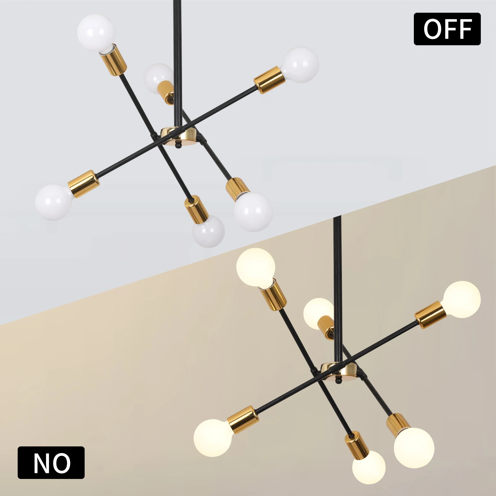 lustre moderno, lâmpada do teto suspensa, ferro