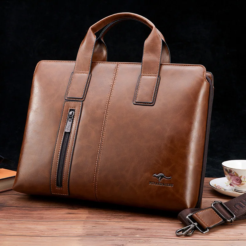 Men's luxury vintage briefcase, Business accessories, Laptop bag for men, Best working outfit