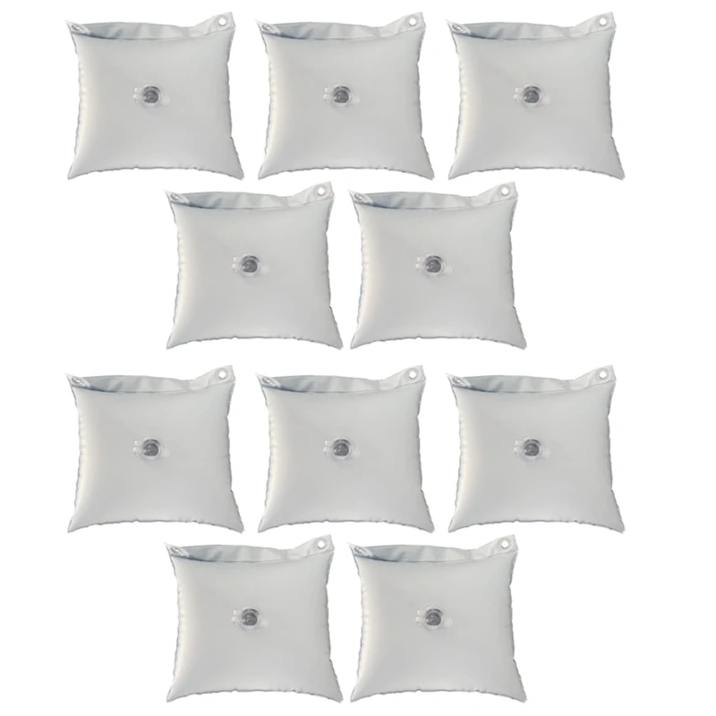 

10 упаковок настенных сумок для наземного бассейна, зимний комплект для закрытия бассейна, зимний чехол для бассейна, 12x12 дюймов, прост в использовании