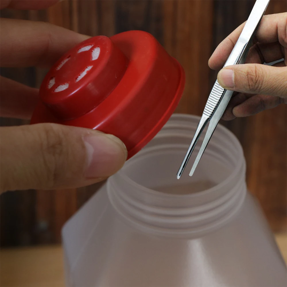 750ML High Temperature Resistance PP Plastic Bottle Breathable Lid for Farm Garden Mushrooms Culture Edible Fungus Cultivation