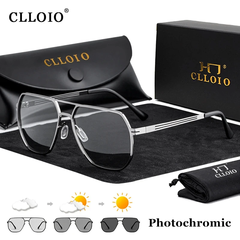 1 Gafas Sol Fotocromáticas Clloio Hombre, Gafas Sol Polarizadas Conducir,  Gafas Deportivas Antideslumbrantes Camaleón, Envío Gratuito Nuevos  Usuarios