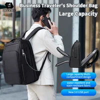 FENRUIEN Business USB Charge Laptop Men Backpack Waterproof 35L Multi-Pocket Trip Travel Backpacks 1