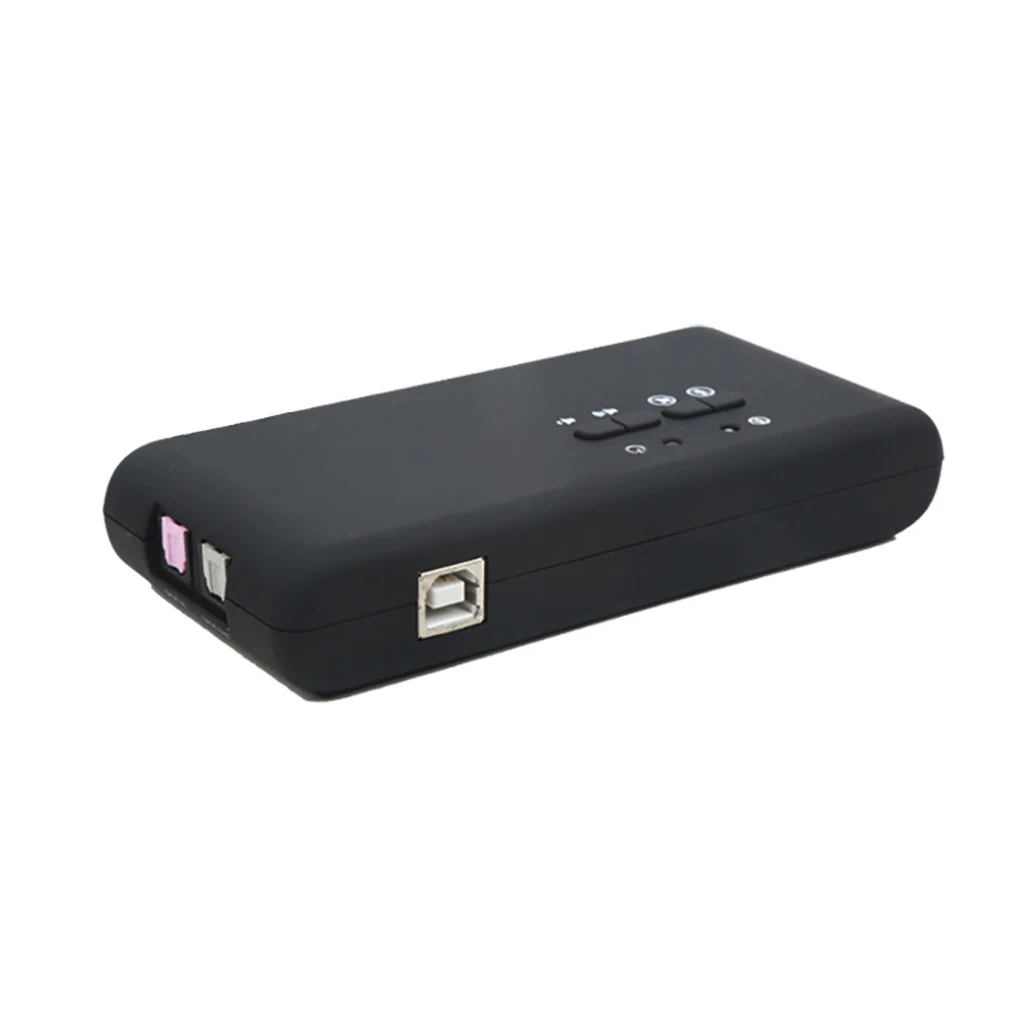 Placa de Som Externa Usb para pc Portátil Placa de Som Estéreo Interface Óptica de Áudio Adaptador de Microfone - Imagem 3