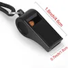 High Quality Black Whistle Referee Game Halter Whistle Outdoor Travel Hiking Whistle Suitable for Basketball Volleyball Games 4