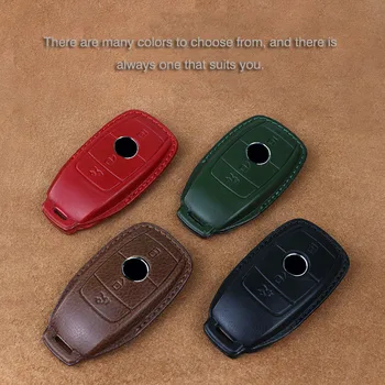 Custodia per Chiave/telecomando per Mercedes Benz A C E S classe G GLC CLE CLA W177 W205 W213 W222 X167 supporto per protezione AMG - Custodia per chiave A distanza per auto Shell per Mercedes Benz A C E S