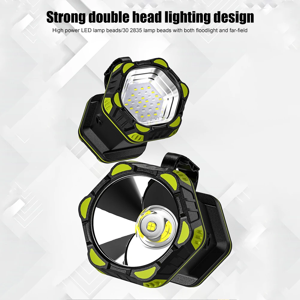 USB 야외 탐조등 LED 캠핑 램프, 방수 야외 휴대용 랜턴