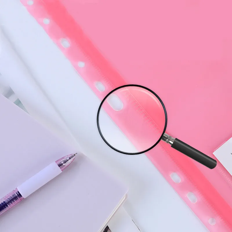 방수 대용량 명함 파일 가방, 사무실 학생 보관 용품, 폴더 정리함, A4, 10 개, 11 홀