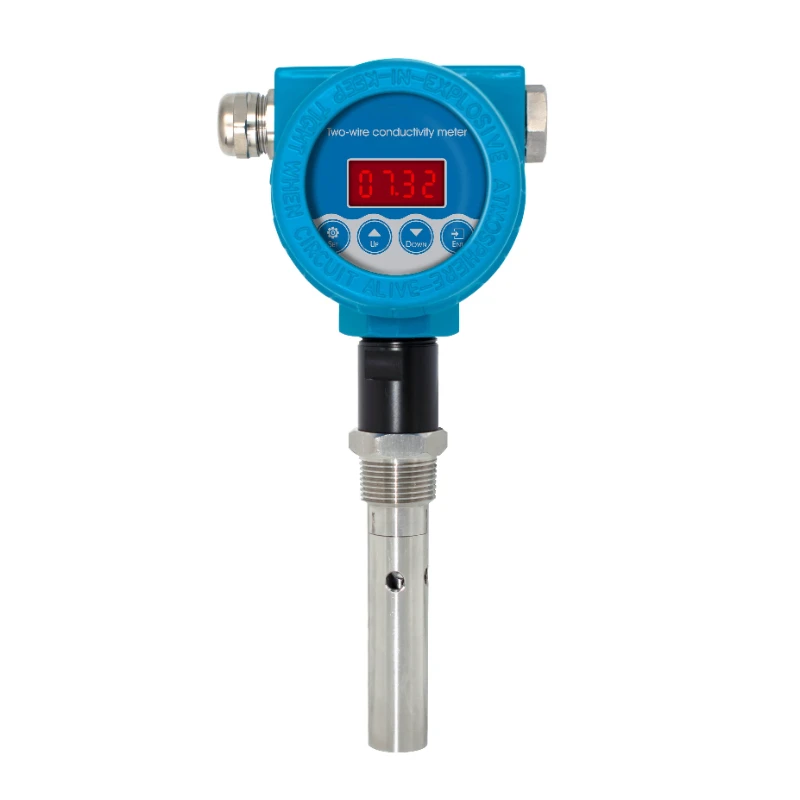 

Explosion-proof Dual-Wire Conductivity Transmitter Meter 4~20mA HART ExiaIICT6Ga Pipe Mounted LCD Display customize
