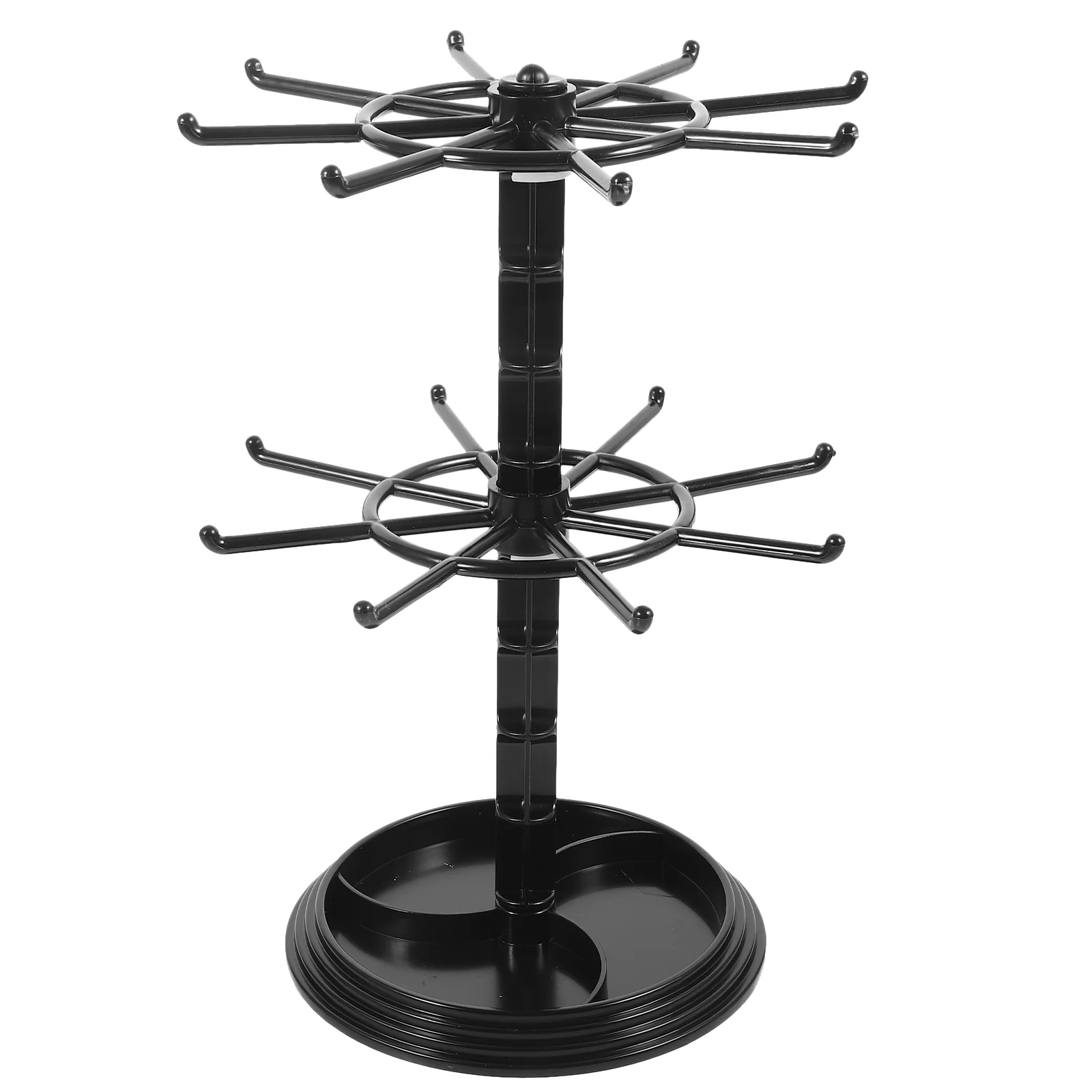 Necklace Holder Necklace Display Hanger Rack Keychain Jewelry Rotating Organizer Stand