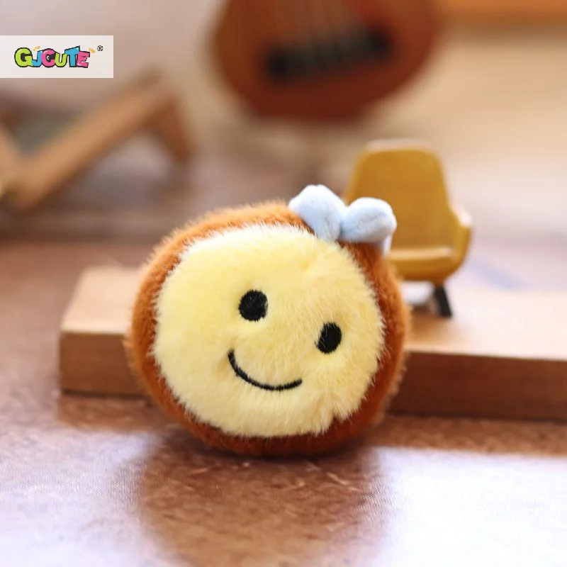 Cute Cartoon Insect Beetle Doll Plush Doll Keychain Insect