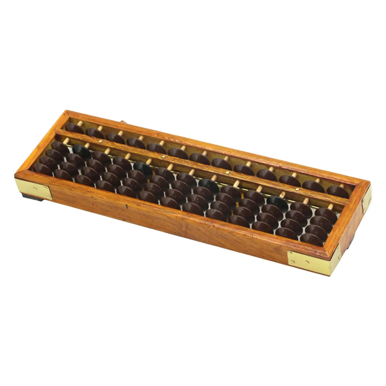 13 Digit Wooden Abacus Counting 5 Beads Abacus Math Learning for Children