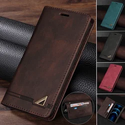 Flip Leather Case For Xiaomi RedMi Note 13 Pro Plus 5G 13C 12S 12 12C 11A Mi Poco X6 M6 F5 Pro 4G Anti-theft Brush Wallet Cover