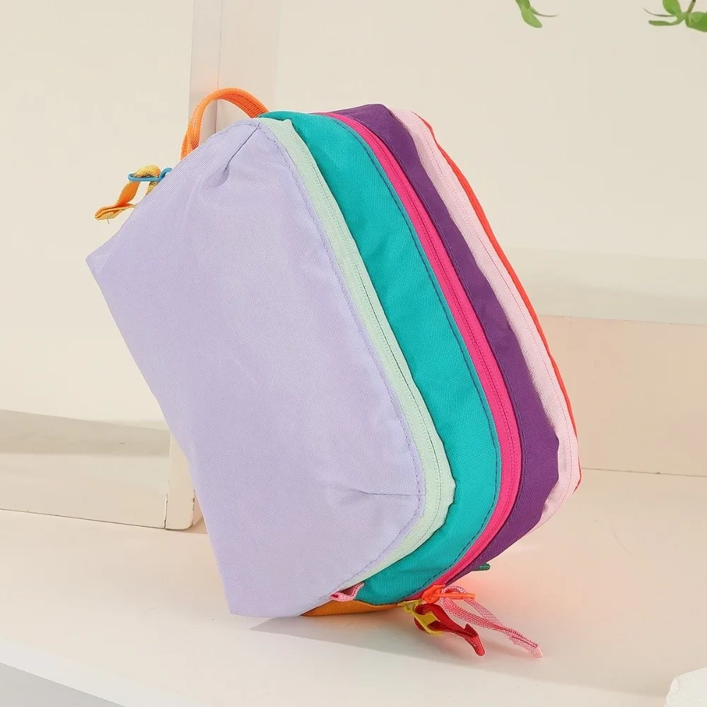 Hochwertige Tragbare Kosmetiktasche in Dopamin-Farben Mehrschichtige Make-up-Tasche mit Großer Kapazität Multifunktionale Aufbewahrungstasche für Reisen – Detail 6