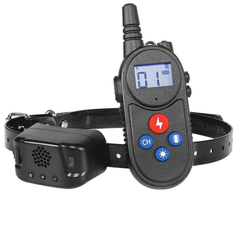 

3280 Ft Remote Dog Collar Training Device Beep/Vibration/Electric Warning Pet Bark Stopper Waterproof Receiver,EU Plug