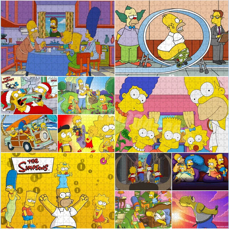 Simpsons Puzzles Jigsaw Puzzles Toys Puzzles 35/300/500/1000